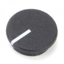 British Collet Knob Caps With Line Black 15mm