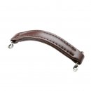 Strap Handle faux leather brown