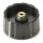 Big Classic Collet Knob 45mm black with white line