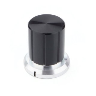 Aluminum Knob K-50-KC-2 Black