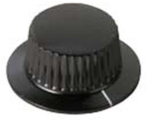 Daka-Ware Skirted Control Knob 1610 schwarz